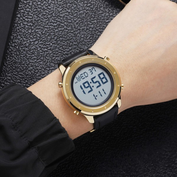 Годинник наручний Skmei 1864LGDWT Gold-White Leather