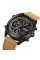 Skmei 1975LLTBNBK Light Brown-Black Leather.