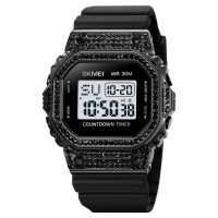 Годинник наручний Skmei 2000BK Black