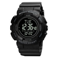 Годинник наручний Skmei 2077BK Black+Compass