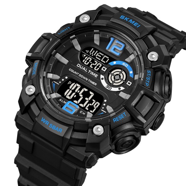 Годинник наручний Skmei 2018BUBK Blue-Black