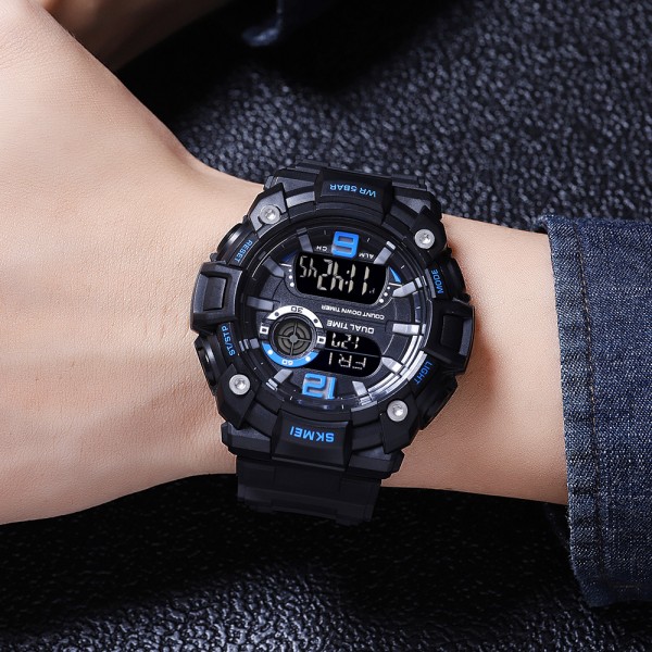 Годинник наручний Skmei 2018BUBK Blue-Black