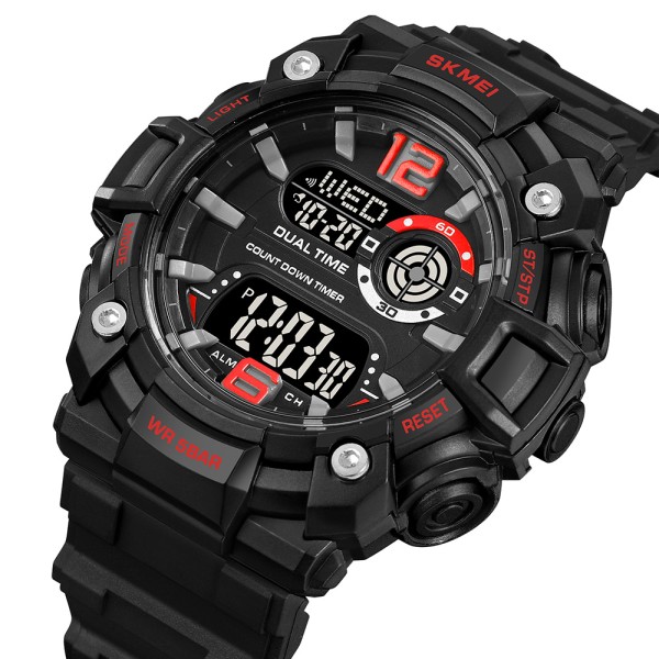 Годинник наручний Skmei 2018RDBK Red-Black