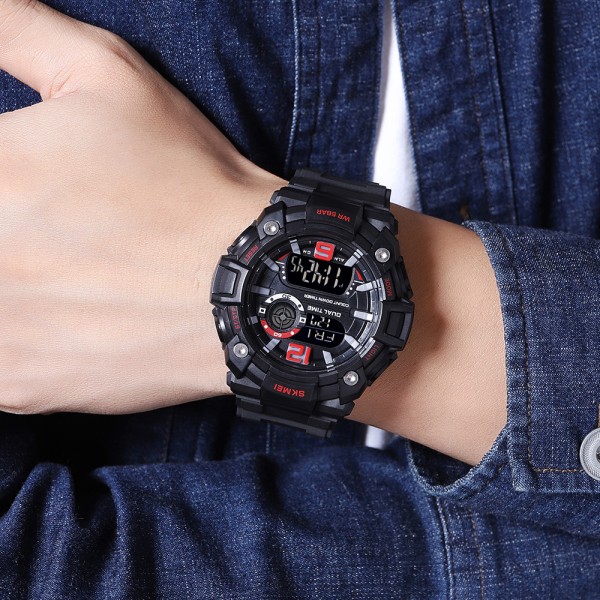 Годинник наручний Skmei 2018RDBK Red-Black