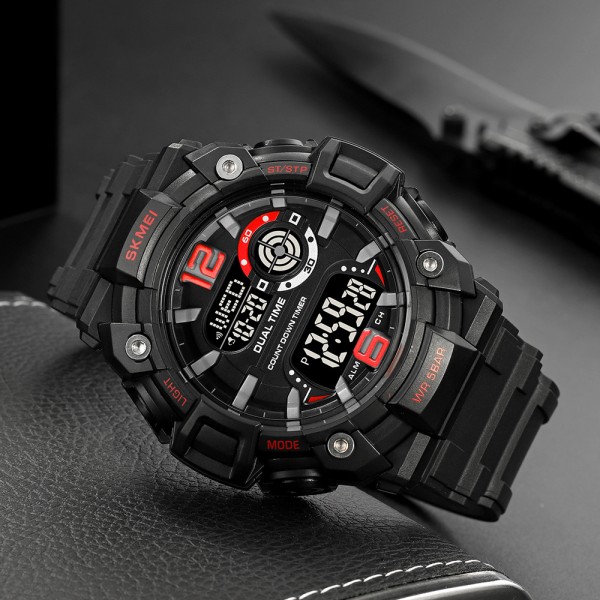 Годинник наручний Skmei 2018RDBK Red-Black