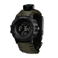 Годинник наручний Skmei 1356AGPK Army Green Tactic Compass