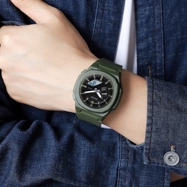 Годинник наручний Skmei 2091AGWT Army Green White