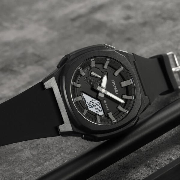 Годинник наручний Skmei 2091BKGYWT Black-Grey White