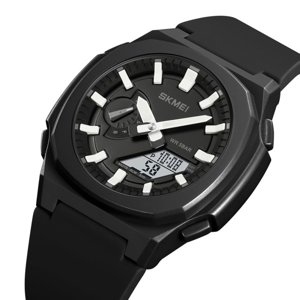 Годинник наручний Skmei 2091BKWTWT Black-White White