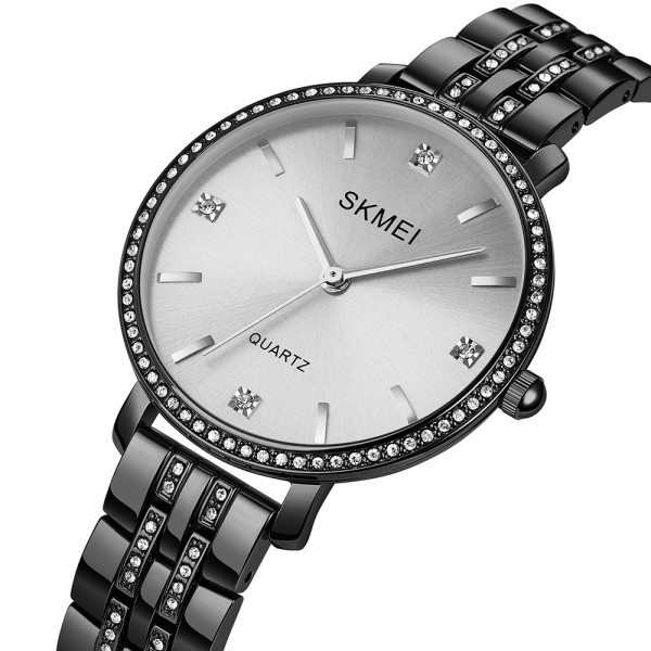 Годинник наручний Skmei 2006BKSI Black-Silver