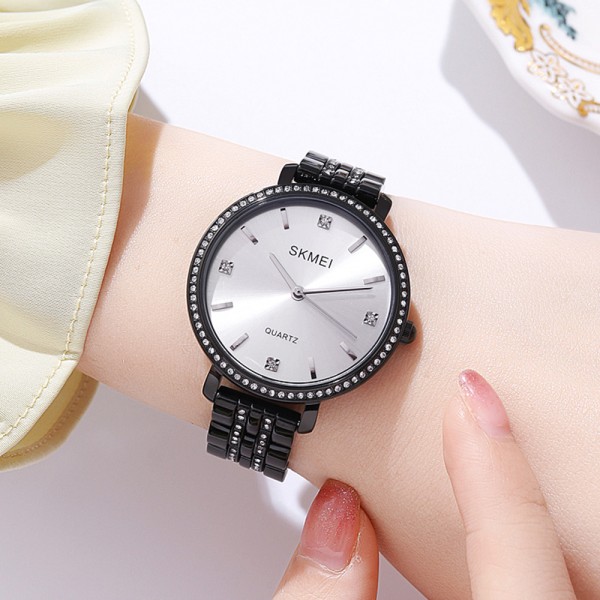Годинник наручний Skmei 2006BKSI Black-Silver