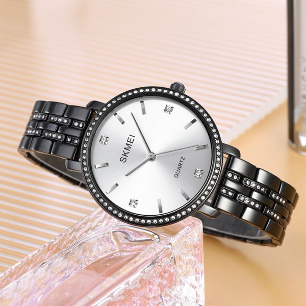 Годинник наручний Skmei 2006BKSI Black-Silver