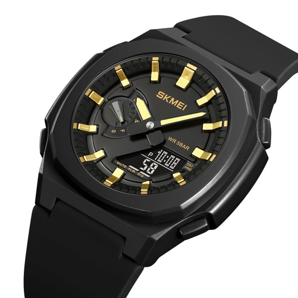 Годинник наручний Skmei 2091BKGDBK Black-Gold-Black