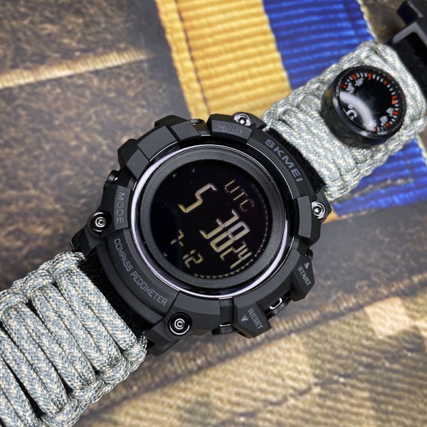 Годинник наручний Skmei 1356ACUPK ACU Tactic Compass