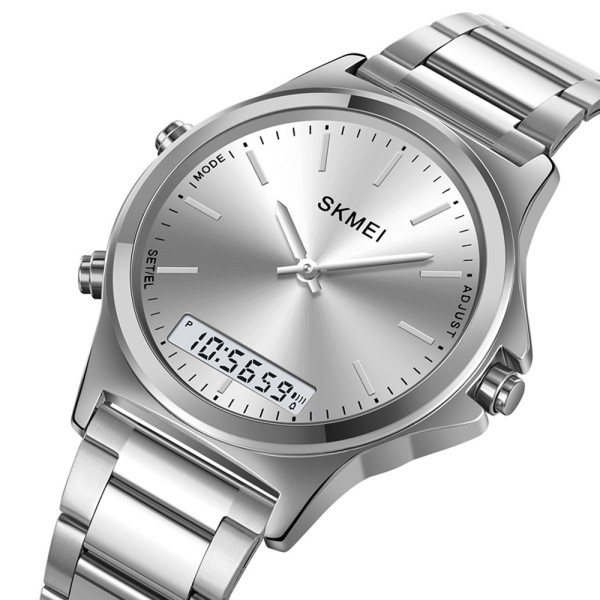 Годинник наручний Skmei 2120SISI Silver-Silver