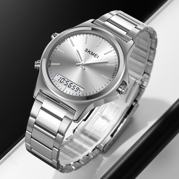 Годинник наручний Skmei 2120SISI Silver-Silver
