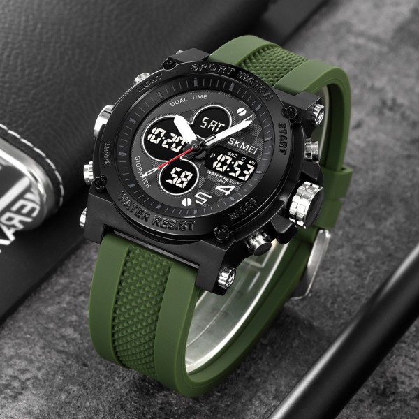 Годинник наручний Skmei 2065AG Army Green
