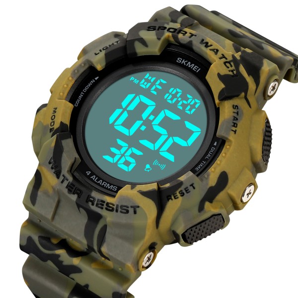 Часы наручные Skmei 2081CMGNWT Camo Green-White