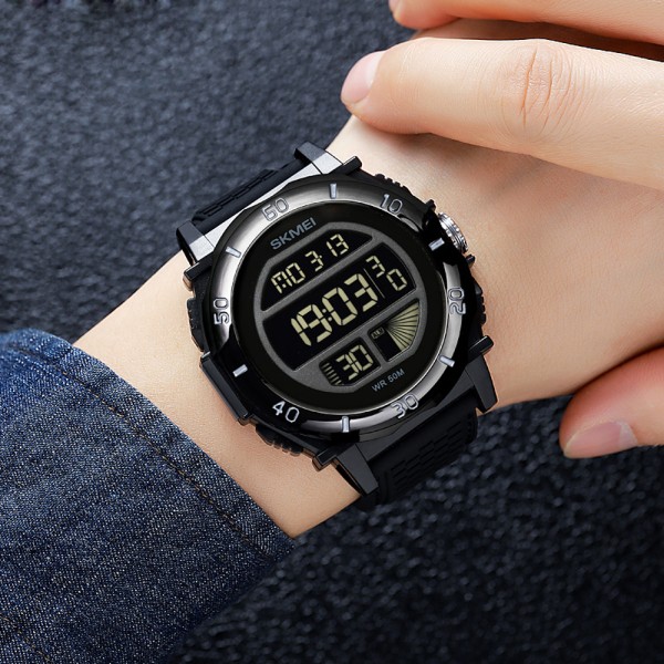Годинник наручний Skmei 2099BKBK Black-Black