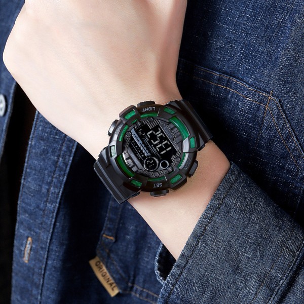 Годинник наручний Skmei 2110BKGN Black-Green