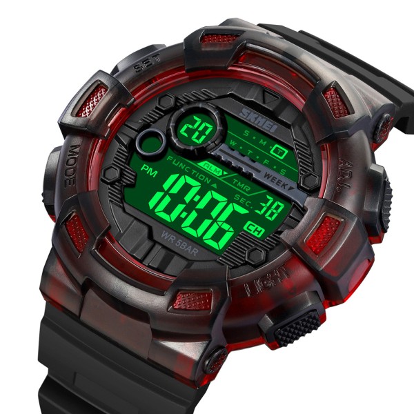 Годинник наручний Skmei 2110BKRD Black-Red