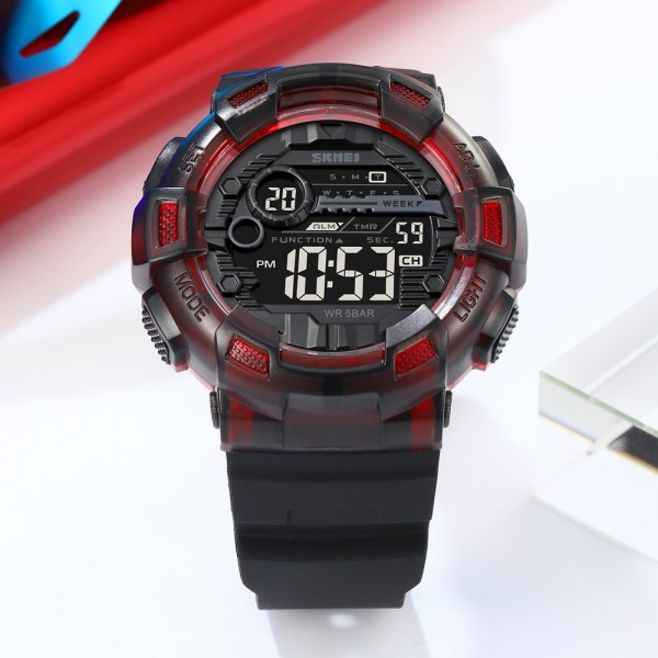 Годинник наручний Skmei 2110BKRD Black-Red