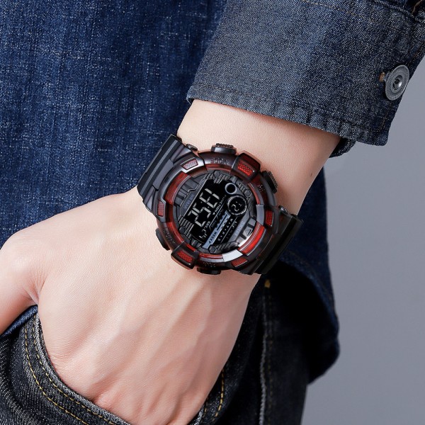 Годинник наручний Skmei 2110BKRD Black-Red