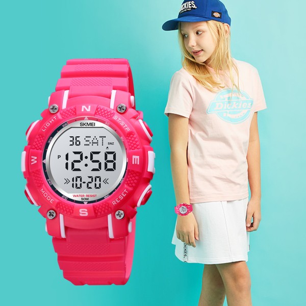 Годинник наручний Skmei 1613PK Pink