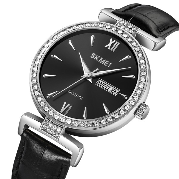 Годинник наручний Skmei 2090SIBK Silver-Black