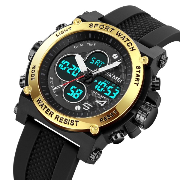 Годинник наручний Skmei 2065BKGD Black-Gold