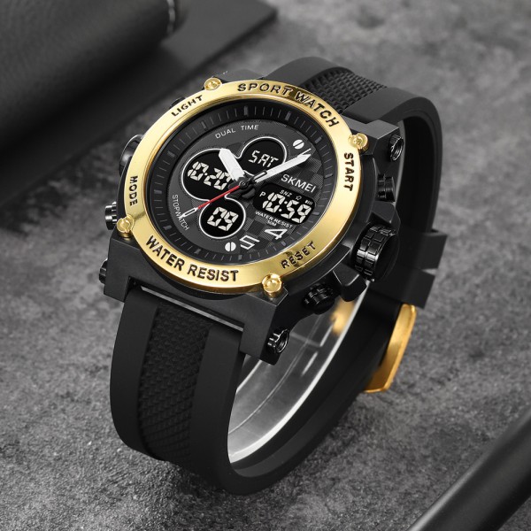 Годинник наручний Skmei 2065BKGD Black-Gold