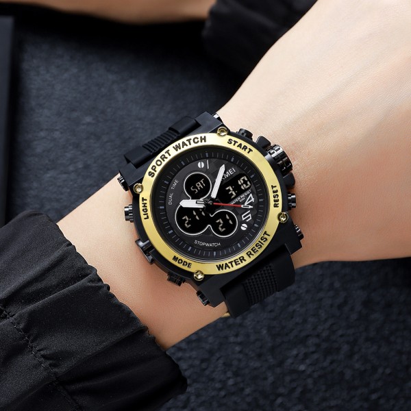 Годинник наручний Skmei 2065BKGD Black-Gold