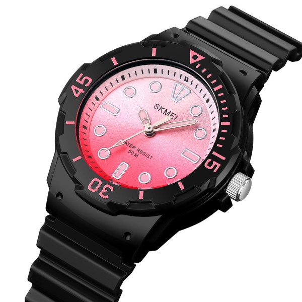Годинник наручний Skmei 2012BKPK Black-Pink