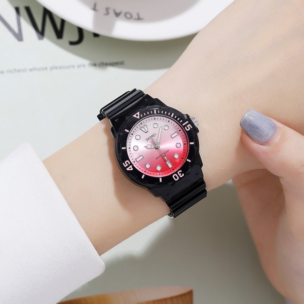 Годинник наручний Skmei 2012BKPK Black-Pink