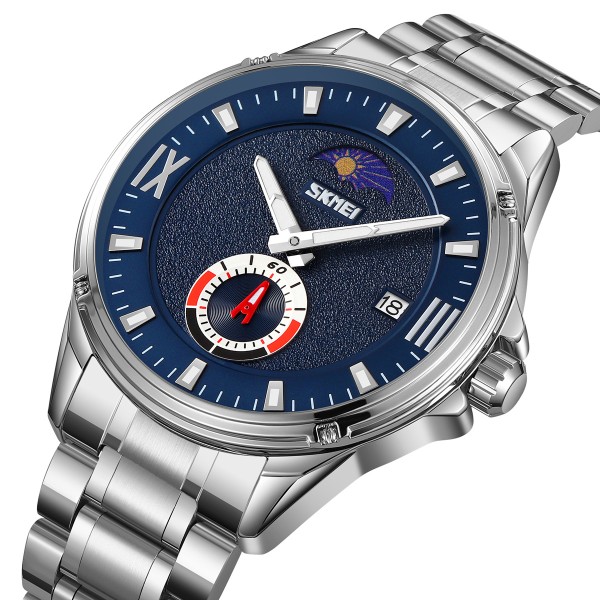 Годинник наручний Skmei 9326SIBU Silver-Blue