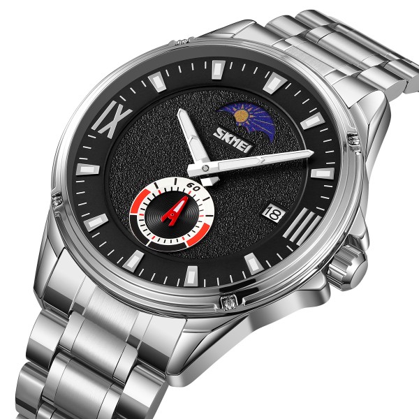 Годинник наручний Skmei 9326SIBK Silver-Black