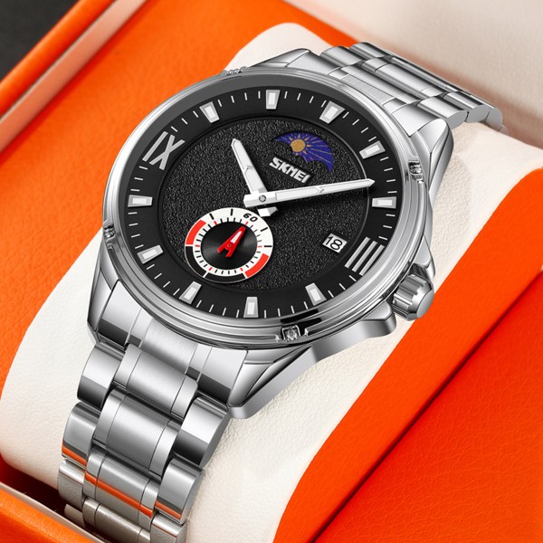 Годинник наручний Skmei 9326SIBK Silver-Black