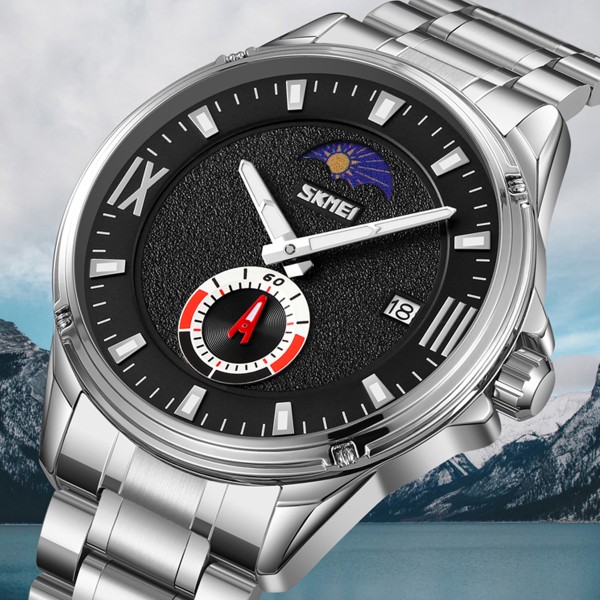 Годинник наручний Skmei 9326SIBK Silver-Black