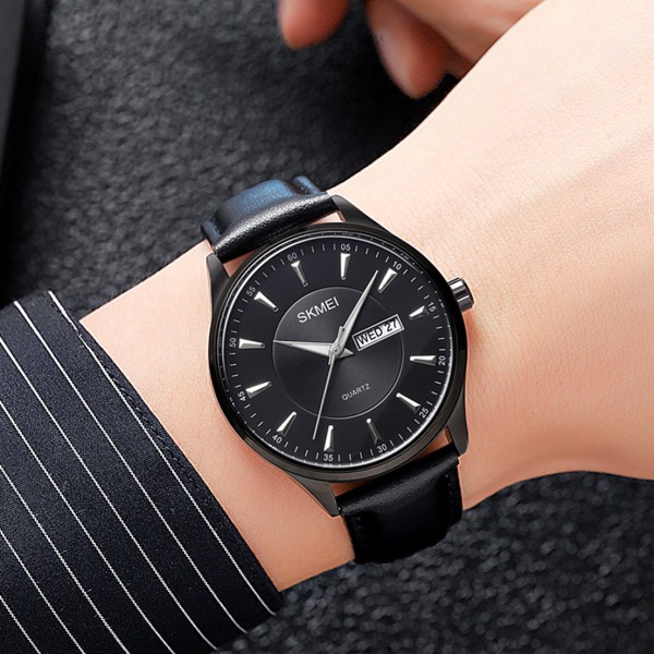 Годинник наручний Skmei 2075BKBKSI Black-Black-Silver