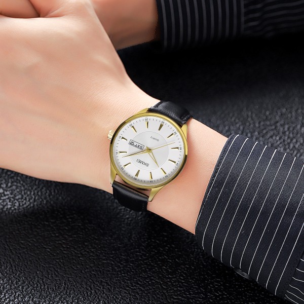 Годинник наручний Skmei 2075GDSI Gold-Silver