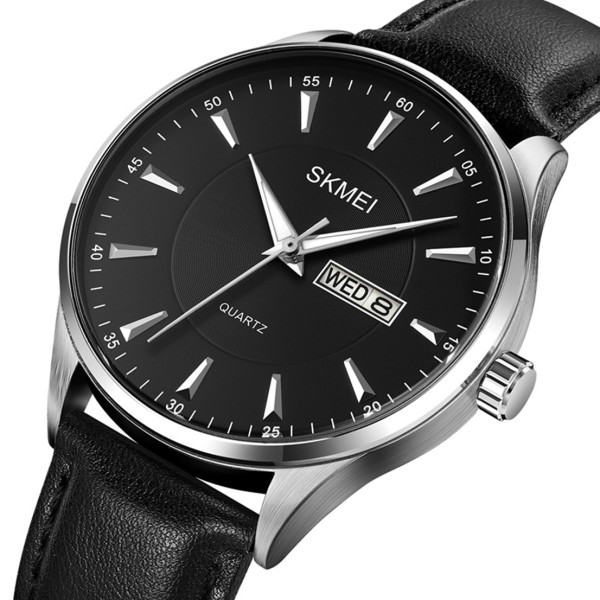 Годинник наручний Skmei 2075SIBK Silver-Black