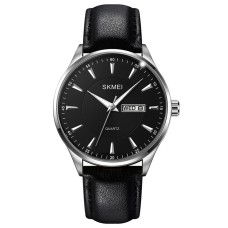 Годинник наручний Skmei 2075SIBK Silver-Black