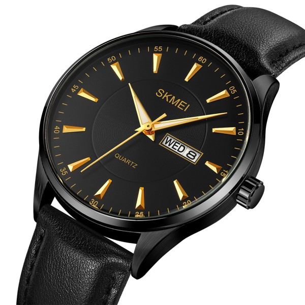 Годинник наручний Skmei 2075BKBKGD Black-Black-Gold