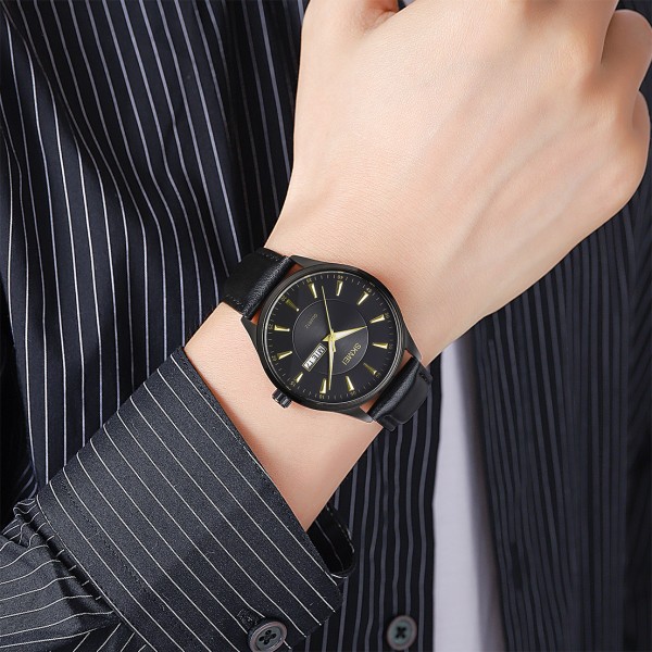 Годинник наручний Skmei 2075BKBKGD Black-Black-Gold