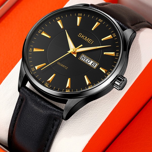Годинник наручний Skmei 2075BKBKGD Black-Black-Gold