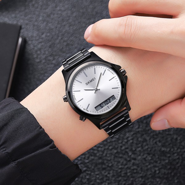 Годинник наручний Skmei 2120BKWT Black-White