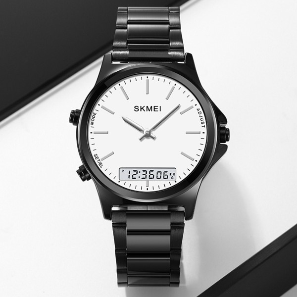 Годинник наручний Skmei 2120BKWT Black-White