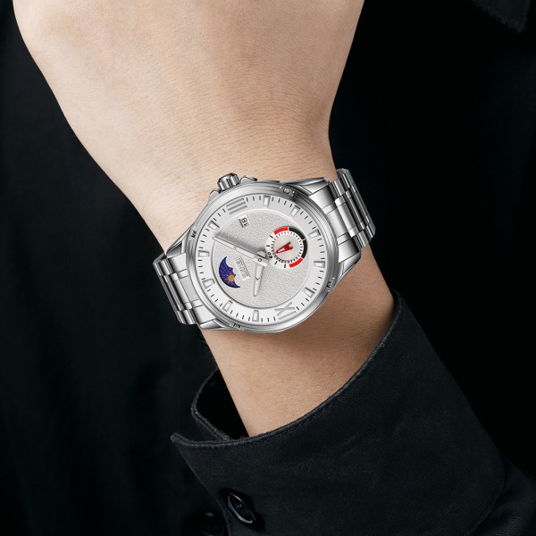 Годинник наручний Skmei 9326SISI Silver-Silver