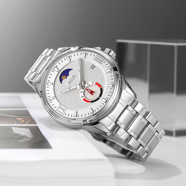 Годинник наручний Skmei 9326SISI Silver-Silver