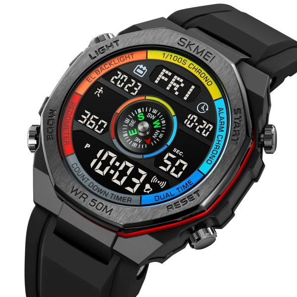 Годинник наручний Skmei 2209CLRD Colorful-Red STOPPED